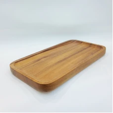 #AC2614; Acacia wood tray 26x14cm..