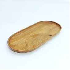 #AC3014;  Acacia wood plate 30x14cm..