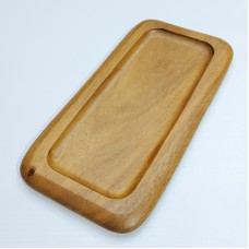 #AC3015P;  Acacia wood plate 30x15cm..