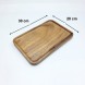 #AC3020;  Acacia wood tray 30x20cm