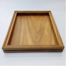 #AC325265KS;  Acacia flow tray 32.5x26.5..