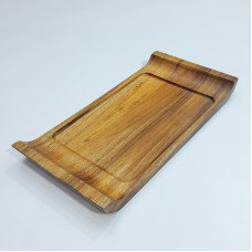 #AC33175;  Acacia wood serving tray 33x1..