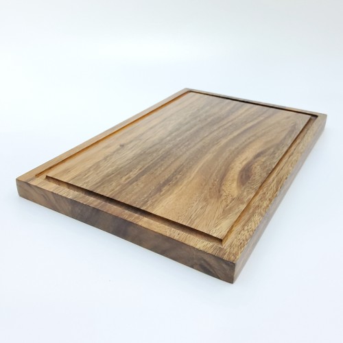 #AC3422;  Acacia wood serving board 34x22cm