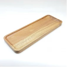 #AC35125; Acacia wood tray 35x12.5cm ..