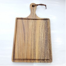 #AC3520;  Acacia wood serving board 35x2..