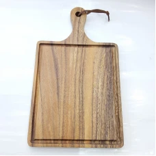 #AC3520;  Acacia wood serving board 35x2..