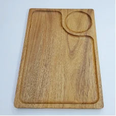 #AC3524P;  Acacia wood serving tray 35x2..