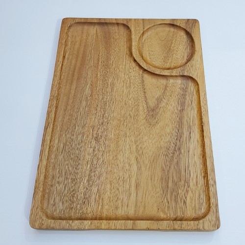 #AC3524P;  Acacia wood serving tray 35x24cm