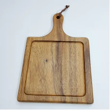 #AC3624;  Acacia wood serving board 36x2..