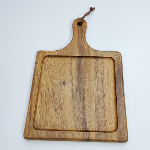 #AC3624;  Acacia wood serving board 36x24cm