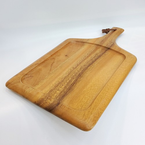 #AC3822;  Acacia wood serving board 38x22cm