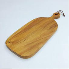 #AC3917;  Acacia wood serving board 39x1..