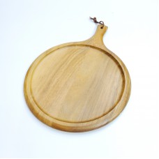 #AC4030;  Acacia wood pizza board 40x30c..