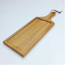 #AC4215;  Acacia wood serving board 42x1..