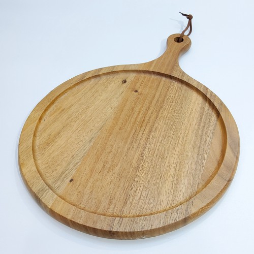 #AC4533;  Acacia wood pizza board 45x33cm