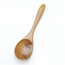 #AC6153Y; Acacia wood spoon 15.5cm..