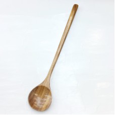 #AC6245Y; Acacia wood spoon 27.5cm..