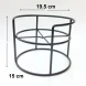 #AG185-150H; Metal juice dispenser stand #BK   