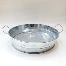 #B259-O; Metal bucket 22x5cm RD Vintage ..