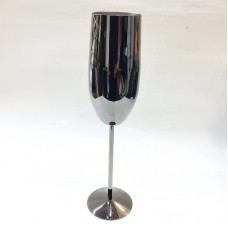 #BG3954-BK; S/S wine glass 250ml - BK..