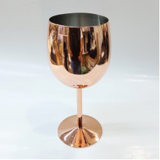 #BGRW350-RG; S/S wine glass 350ml - RG..