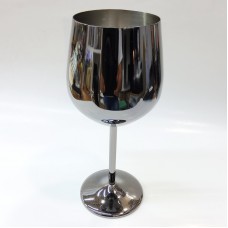 #BGRW500-BK; S/S wine glass 500ml - BK ..