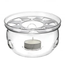 #BR9279;  Glass tea warmer #9279..