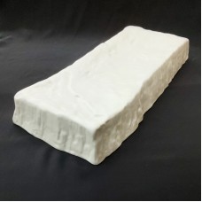 #BS1645-WT; Ceramic rock plate 13.5“..