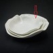 #BS1676-WT; Ceramic deep plate 6.5" #WT