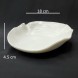 #BS1683-WT; Ceramic deep plate 7.5" #BK   