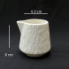 #BS1775-WT; Ceramic cream pot 80CC #WT   