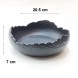 #BS1829-BK; Ceramic nesting bowl 8" #BK  