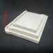 #BS1904-WT; Ceramic rectangle plate 30.5cm #WT