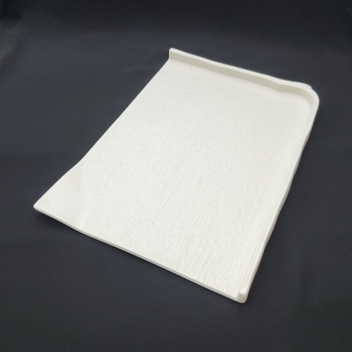 #BS1904-WT; Ceramic rectangle plate 30.5cm #WT