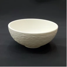 #BS1928-WT; Ceramic 4.5" bowl #WT..