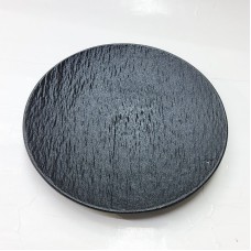 #BS5002-BK; Ceramic round plate 16cm #BK..