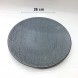 #BS5026-BK; Ceramic round plate 26cm