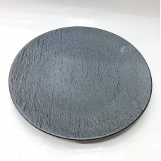 #BS5026-BK; Ceramic round plate 26cm..