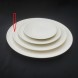 #BS5026-WT; Ceramic round plate 26cm