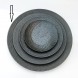 #BS5040-BK; Ceramic round plate 31.5cm