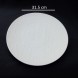 #BS5040-WT; Ceramic round plate 31.5cm