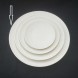 #BS5040-WT; Ceramic round plate 31.5cm