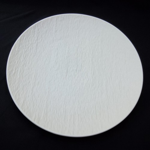 #BS5040-WT; Ceramic round plate 31.5cm