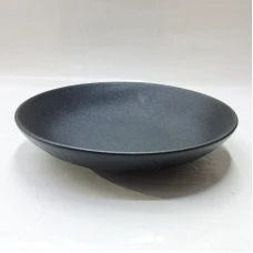 #BS5101-BK; Ceramic 8" bowl - RC/BK..