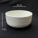 #BS5125-WT; Ceramic 14cm bowl - RC/WT