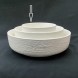 #BS5125-WT; Ceramic 14cm bowl - RC/WT