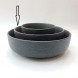 #BS5132-BK; Ceramic 20cm bowl - RC/BK 