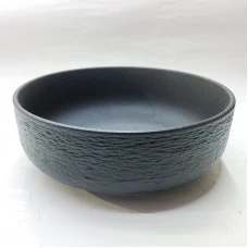 #BS5149-BK; Ceramic 25.5cm bowl - RC/BK..