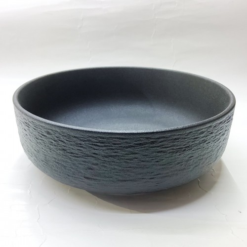 #BS5149-BK; Ceramic 25.5cm bowl - RC/BK