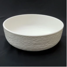 #BS5149-WT; Ceramic 25.5cm bowl - RC/WT..